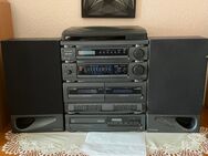 Stereo Kompaktanlage Radio, CD, Kasettenband, Plattenspieler incl. 2 Lautsprecherboxen - Wilkau-Haßlau