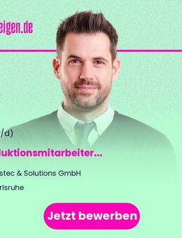 Produktionsmitarbeiter (m/w/d) - Karlsruhe