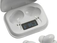 Denver TWE-38 Kabelloser- In-Ear-Kopfhörer (Freisprechfunktion, LED Ladestandsanzeige, True Wireless, integrierte Steuerung für Anrufe und Musik, Bluetooth)