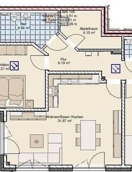TRAUMWOHNUNG nahe LIPPSTADT: Neubau mit 3 Zimmern und Terrasse - Lippstadt