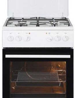 Amica Gas-Standherd SHEG 11557 W, mit Backauszug, Steam Clean, Einhand-Funkenzündung