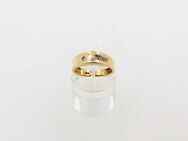 Designer Ring aus 14 kt Gold mit 0.10 ct Diamant Gr 50 EU - Leimen Zentrum