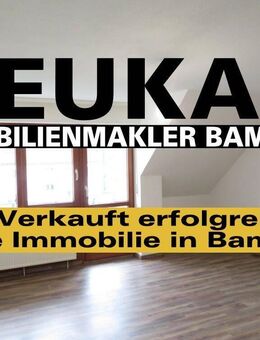 BAMBERG-OST-NÄHE UNI: 3-ZIMMER-WOHNUNG(= AB JANUAR 2026 FREI!!) MIT BALKON FÜR 265.000,-EURO - Bamberg