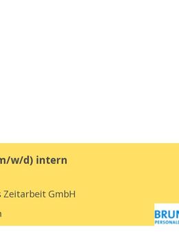 Recruiter (w/m/d) intern - München