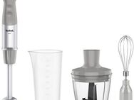 Tefal Stabmixer HB673B Quickchef+, 1000 W, Silence-Modus, 20 Geschwindigkeitsstufen, inkl. Zubehör