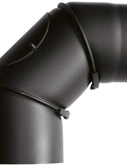 JUSTUS Ofenrohr, (1-tlg), Bogen, 150 mm, 90 °, für Kaminöfen