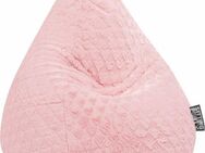 Sitting Point Sitzsack Sitzsack FLUFFY HEARTS L, Plüschsitzsack mit Herzoptik