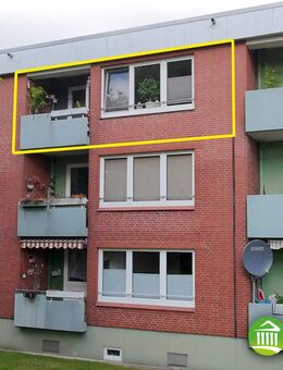 Attraktive 3-Zimmer-Dachgeschoss-Wohnung mit Süd-Loggia, Keller und Stellplatz - Bad Bramstedt