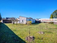 IMMOBERLIN.DE - Charmantes Haus mit Nebengebäuden in familienfreundlicher Lage - Fredersdorf-Vogelsdorf