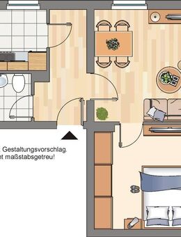 2-Zimmer-Wohnung in Recklinghausen Süd - Recklinghausen