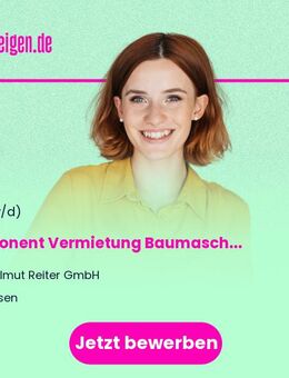 Disponent (m/w/d) Vermietung Baumaschinen - Essen