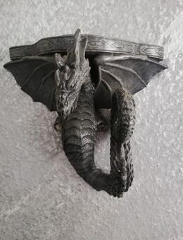 Kleines Wandregal mit Drachen, Gothic - Dortmund