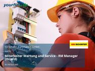 Mitarbeiter Wartung und Service - RM Manager (m/w/d) - Hirschaid