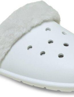 Crocs Classic Fuzz Scuff Pantoffel mit gepolsterter Innensohle