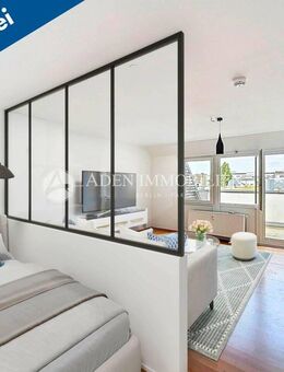 Kompakte 1-Zimmer-Dachgeschosswohnung mit großer Terrasse und Panoramablick über Berlin West! - Berlin