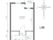 1-Zimmer-Wohnung mit SÃ¼dbalkon - Eschershausen