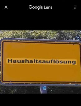 Suche Haushaltsauflösung - Werlte