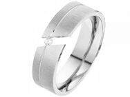 Damenring Edelstahl DE214 mit Zirkonia - Aholming