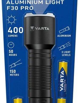 VARTA Taschenlampe Aluminium Light F30 Pro