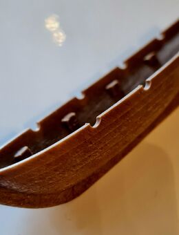 Beiboot ( Rettungsboot) L: 99mm B:30mm brauner Kunststoff imitierter Holzbeplankung - Düsseldorf