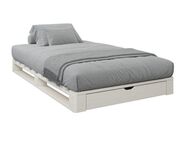 Home affaire Palettenbett "ALASCO " BESTSELLER! Mit Schublade, zertifiziertes Massivholz, erweiterbar zum Doppel- oder Familienbett
