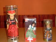 3 verschiedene Sammler Puppen  Schweiz, Nürnberg im original Karton - Plattling