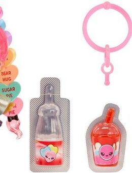 YUMMILAND Minipuppe Yummiland Sweet Lip Gloss-Lily Hearts, inklusive Schlüsselanhänger