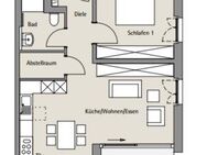 Praktisch und schön - 2-Zi Wohnung mit Gartenanteil und Terrasse - Tübingen