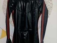 LATEX ANZUG CATSUIT CODPIECE BLACK S-2XL VOLLANZUG MASKE RUBBER FETISCH - Berlin