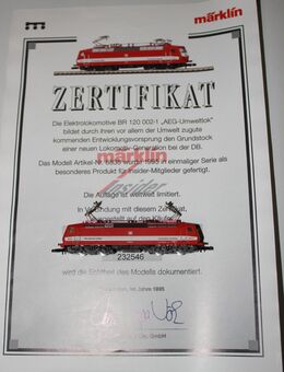 Märklin Insider Spur Z Sondermodell 8835 mit Zertifikat - Halstenbek