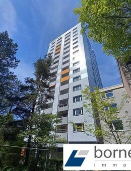 Kapitalanlage! 12. OG mit toller Fernsicht! Vermietete 3-Zimmer-ETW mit Südloggia! - Nürnberg