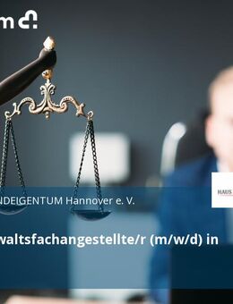 Rechtsanwaltsfachangestellte/r (m/w/d) in Vollzeit - Hannover