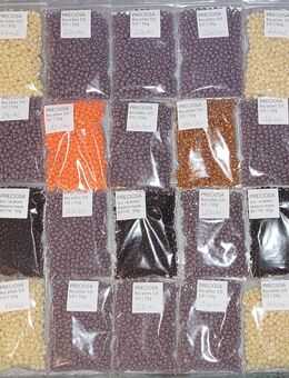 1kg | Preciosa Rocailles 5/0 | 20 Beutel a´ca. 50g - Althengstett
