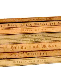 8 antiquarische Bücher "Stimmungsbilder aus der Natur", Wiechmann 1920 - Dresden