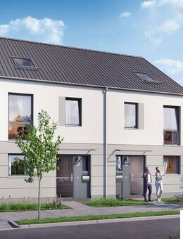Hermann Immobilien: Frühstücken auf der Terrasse! (DHH P1) - Langenlonsheim