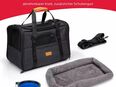 Reisetasche für Hund und Katze bis 5 kg, schwarz, 44x31x34 cm in 40472