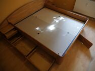 Doppelbettgestell 180x200, Kiefermassivholz, astfrei, cognac, NP 2.058 €, sehr guter, gepflegter Zustand - Nürnberg