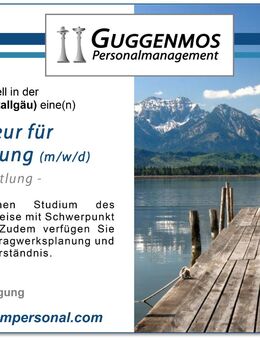 Bauingenieur für Tragwerksplanung m/w/d - Lindenberg (Allgäu)