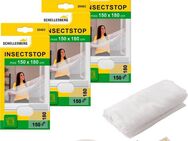 SCHELLENBERG Fliegengitter-Gewebe Insektenschutz und Mückenschutz für Fenster ohne bohren, (Set, 3-St), inkl. Befestigungsband, 150 x 180 cm, anthrazit und weiß