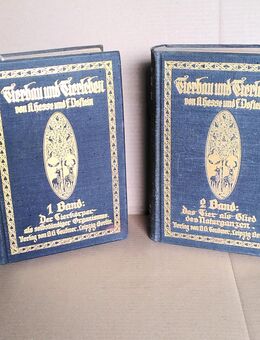 Tierbau und Tierleben, 1910/1914, antiquarische Fachbücher - Dresden