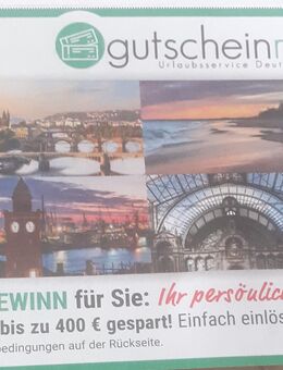 Reisegutschein Rest lesen - Halbemond