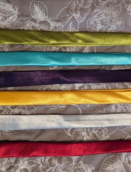 6 x Krawatte extra schmal (unters. Farben) - modern business look - Hamburg