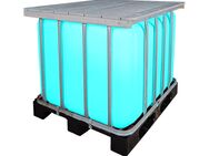 Highlightcube L - beleuchteter Stehtisch - 800L IBC - Engelskirchen