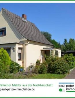 Kleines Einfamilienhaus auf großem Grundstück in ruhiger Lage von Neumünster-Tungendorf - Neumünster