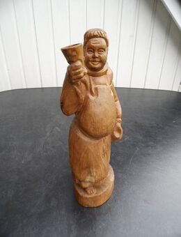 Mönch Holz Deko Figur 34 cm geschnitzt Schnitzkunst Handarbeit 15,- - Flensburg