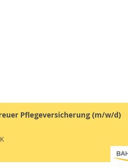 Kundenbetreuer Pflegeversicherung (m/w/d) - Rosenheim