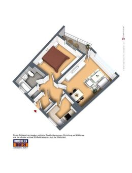 Ab 16.08. frei! 2-Zimmer-Wohnung in Remscheid Lüttringhausen - Remscheid