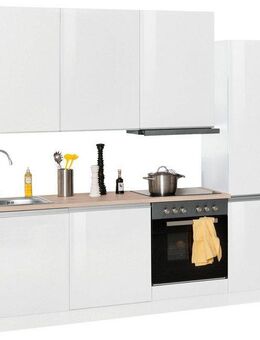 KOCHSTATION Küchenzeile KS-Ohio, mit E-Geräten, Breite 240 cm