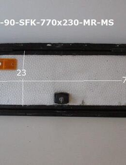 Knaus Azur Wohnwagen Staufachklappe gebr. ca 77 x 23 (zB 540) mit Schlüssel und Rahmen (Stauraumklappe, Serviceklappe) - Schotten Zentrum