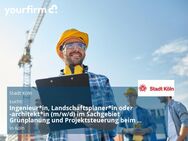 Ingenieur*in, Landschaftsplaner*in oder -architekt*in (m/w/d) im Sachgebiet Grünplanung und Projektsteuerung beim Amt für Landschaftspflege und Grünflächen der Stadt Köln - Köln